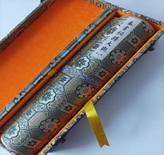 横县书画装裱案例